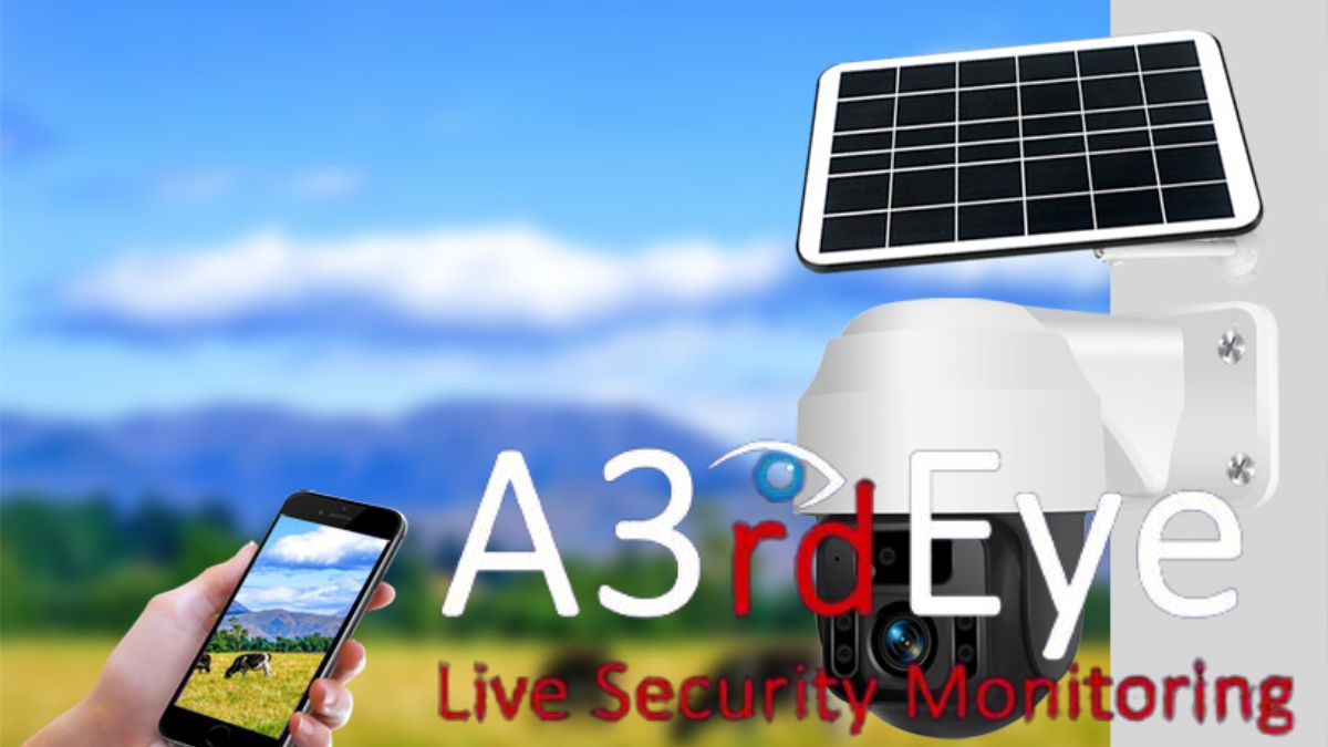 4G Solar Security Camera Tracking Monitoring